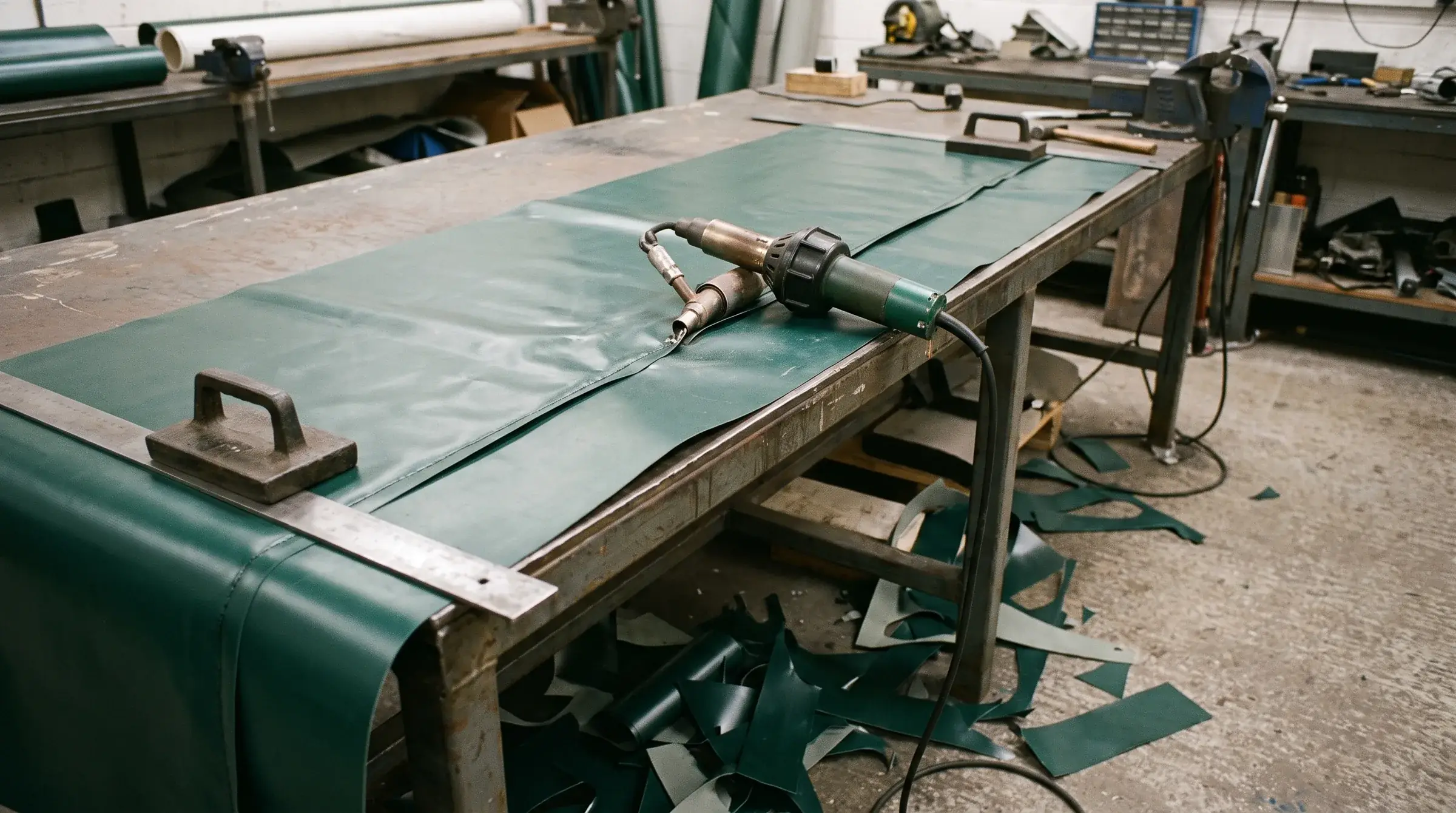 The workshop where the work is done